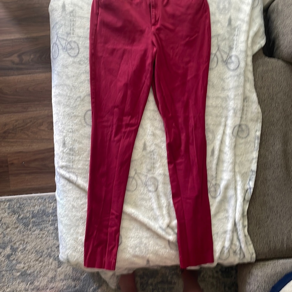 Size 10 LONG. Skinny, stretchy, full length Old Navy Pixie pants